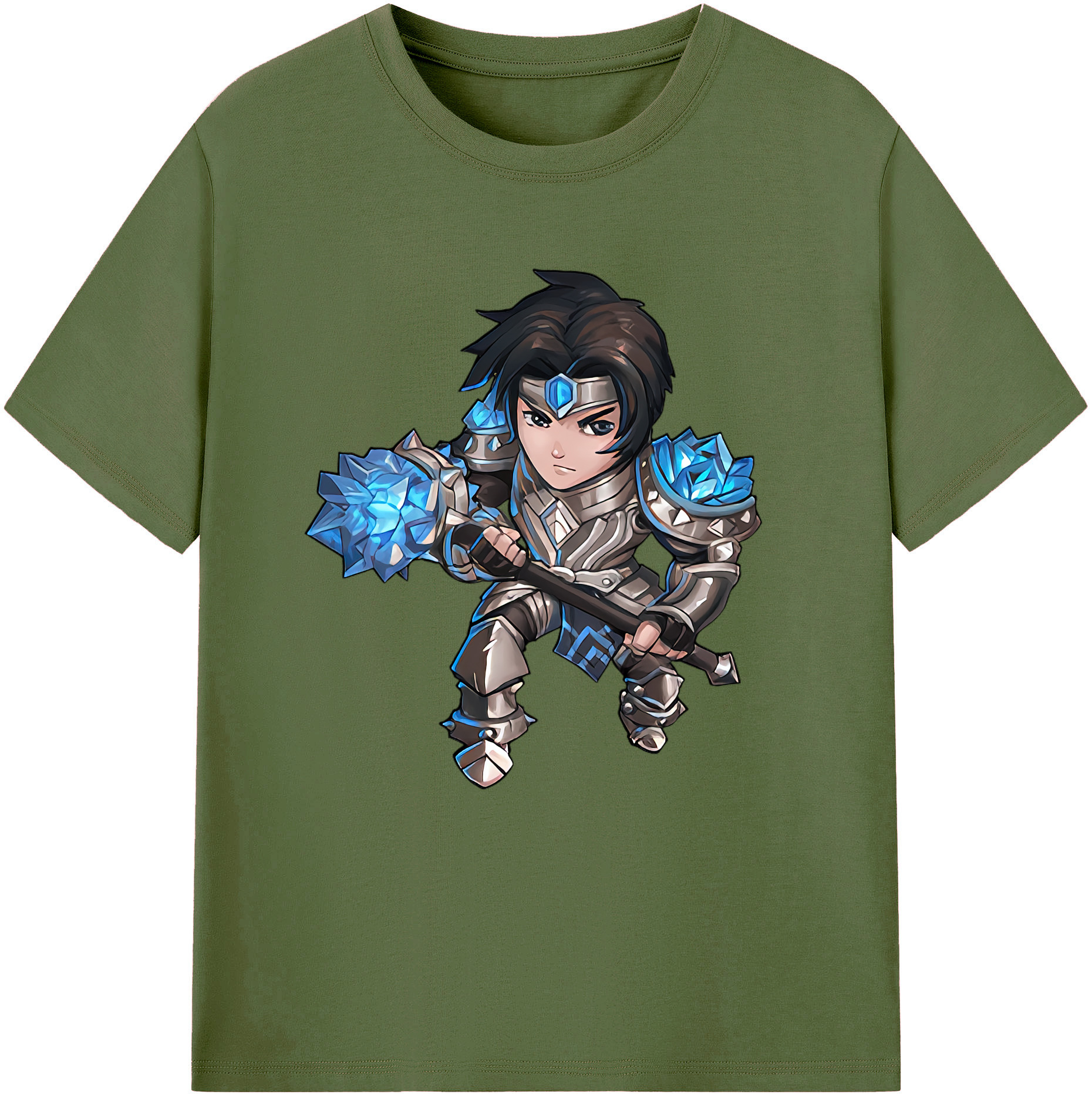 リーグ・オブ・レジェンド League of Legends LOL 綿100％半袖Tシャツ（フロントプリント）